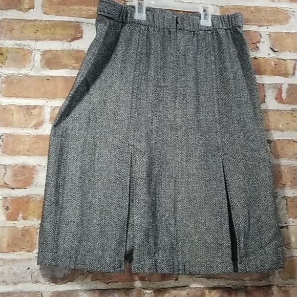 🌲Sagharbor pleated skirt black and white size 8 - Picture 2 of 6